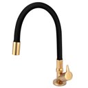 Ver imagem 1 de Torneira Cozinha Gourmet Flexível Gold Black/preto Mesa
