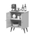 Ver imagem 4 de Combo Rack Vivare Wood + Aparador Buffet Royal 2 Portas:Off White/Nature