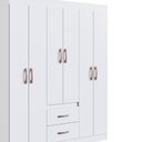 Ver imagem 6 de Guarda-roupa Casal Riveira 6 Portas 2 Gavetas - Doripel