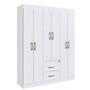 Ver imagem 1 de Guarda-roupa Casal Riveira 6 Portas 2 Gavetas - Doripel