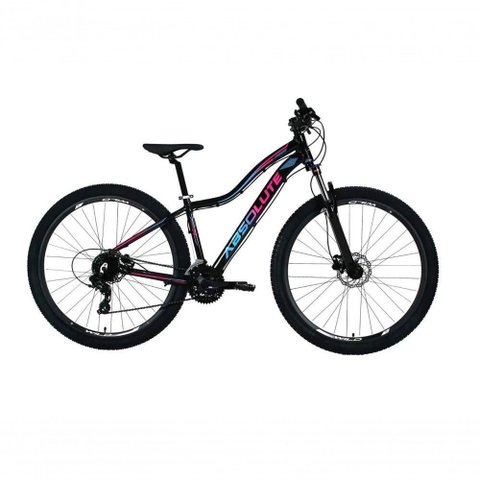 Bicicleta Aro 29 Absolute Hera Feminina 27V K7 Freio a Disco Hidráulico Garfo com Trava Preto 15