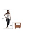 Ver imagem 7 de Mesa de Cabeceira 55cm com Gaveta e Nicho 100% MDF Padrão Planejados Mabel Marrom