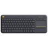 Teclado sem Fio com Touchpad Logitech K400 PLUS Cinza - 1