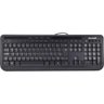 Teclado Microsoft Wired Multimidia 600 Preto USB - ANB-00005 - 1