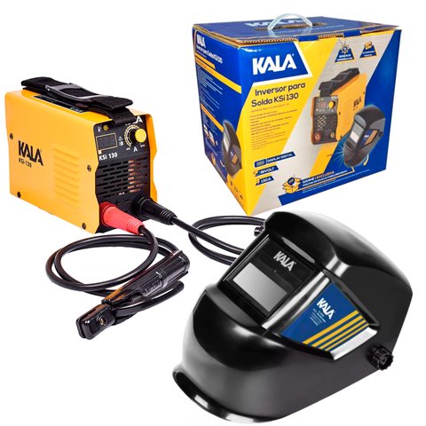 Kit Inversora para Solda Kala Ksi130 Tig Bivolt + Mascara Escurecimento Ref. 990981 | Ksi130