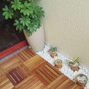 Ver imagem 4 de Kit Deck Modular 30cmx30cm com 20 Placas Madeira Eucalipto Isabela Revestimentos