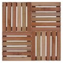 Ver imagem 2 de Kit Deck Modular 30cmx30cm com 20 Placas Madeira Eucalipto Isabela Revestimentos