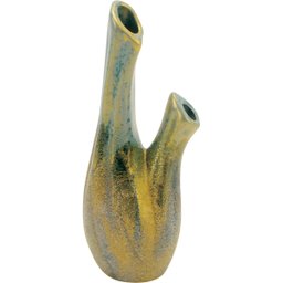 HOME&CO CHRYSO VASO 21x9x7cm CERÂMICA VERDE - 1