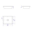 Ver imagem 3 de Cuba de Embutir Retangular Branca L.33050.17