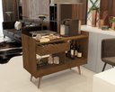 Ver imagem 3 de Aparador Buffet Retrô Pés Palito e Divisor de Ambientes Jb 4064 Canela - Comprar Moveis em Casa