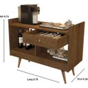 Ver imagem 4 de Aparador Buffet Retrô Pés Palito e Divisor de Ambientes Jb 4064 Canela - Comprar Moveis em Casa