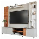 Ver imagem 1 de Estante Home Theater Riviera Off White/cinamomo para Tv até 60” - Permóbili