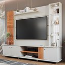 Ver imagem 2 de Estante Home Theater Riviera Off White/cinamomo para Tv até 60” - Permóbili