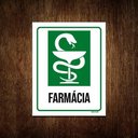 Ver imagem 1 de Kit 3 Placas Sinalização Hospitalar Farmácia