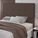 Ver imagem 1 de Cabeceira Cama Box Casal Luana 140cm Linho Marrom - Abmaza