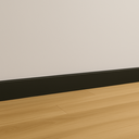 Ver imagem 4 de Kit 20 Barras Rodapé Poliestireno 10cm Liso Preto 2m Rm Decor