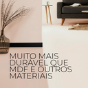 Ver imagem 6 de Kit 20 Barras Rodapé Poliestireno 10cm Liso Preto 2m Rm Decor