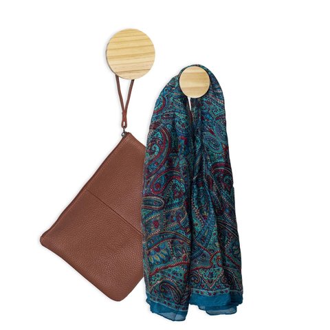 Gancho Conjunto Bola Duplo - Creme