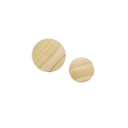 Gancho Conjunto Bola Duplo - Creme - 2