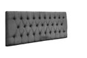 Ver imagem 1 de Cabeceira Painel Imperatriz 138 cm com Capitonê Suede Cinza