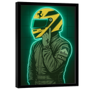 Ver imagem 5 de Quadro Decorativo Piloto Número 1 Neon Verde