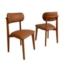 Ver imagem 3 de Combo 2 Cadeiras de Jantar Maya Estofada Durango Antílope Design Moderno