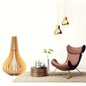 Abajur Grande de Chão PELICANO MDF Luminária - MDF CRU - 3