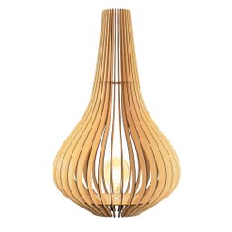 Abajur Grande de Chão PELICANO MDF Luminária - MDF CRU - 1