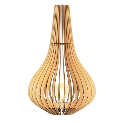 Abajur Grande de Chão PELICANO MDF Luminária - MDF CRU
