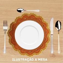 Kit Americano Sousplat de Mesa em Crochê - 3