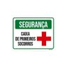 Kit 10 Placas Segurança Caixa Primeiros Socorros - 1