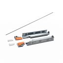 Ver imagem 1 de Corrediça Invisível Oculta 400mm Tandem Extração Total Tip-on (abertura por Toque) 30kg Blum Par