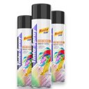 Ver imagem 1 de Kit 3 Tinta Spray Uso Geral Preto Semi Brilho Mundial Prime 400ml