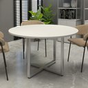 Ver imagem 1 de Mesa de Reunião Industrial 1,20 M Pé Metal F5 
