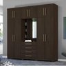 Guarda-Roupa Casal com Espelho 10 Portas 4 Gavetas Moscou Demóbile - 1