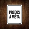 Kit 5 Placas Comércio Setor Preços À Vista - 1