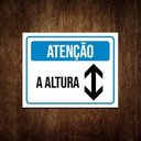 Ver imagem 1 de Kit 5 Placas Sinalização - Atenção A Altura