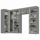Ver imagem 5 de Guarda Roupa Modulado de Canto 10 Portas Onix