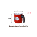 Ver imagem 5 de Canecão Aliança Colorido Nº 16 Rizzolar - Praticidade e Elegância em Sua Cozinha Vermelho