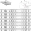 Ver imagem 5 de Cone Modular Cbh - Modelo Bt40 Cbh6-200 Bt