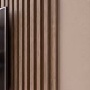 Ver imagem 4 de Painel para TV até 115 Polegadas Ripado MDF 270cmx300cm Moldufama Imbuia