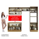 Ver imagem 6 de Armário de Cozinha Completa 270cm Rustic/Cinza Lux Madesa 01
