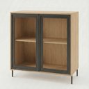 Ver imagem 2 de Balcão Aparador 2 Portas de Vidro e 1 Prateleira Bmu150