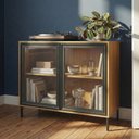 Ver imagem 5 de Balcão Aparador 2 Portas de Vidro e 1 Prateleira Bmu150