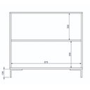 Ver imagem 4 de Balcão Aparador 2 Portas de Vidro e 1 Prateleira Bmu150