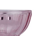 Ver imagem 3 de Centro de Mesa Bandeja Splendor com Pé em Vidro Rosa para Sobremesa E Fruta - 21,5cm