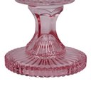 Ver imagem 4 de Centro de Mesa Bandeja Splendor com Pé em Vidro Rosa para Sobremesa E Fruta - 21,5cm