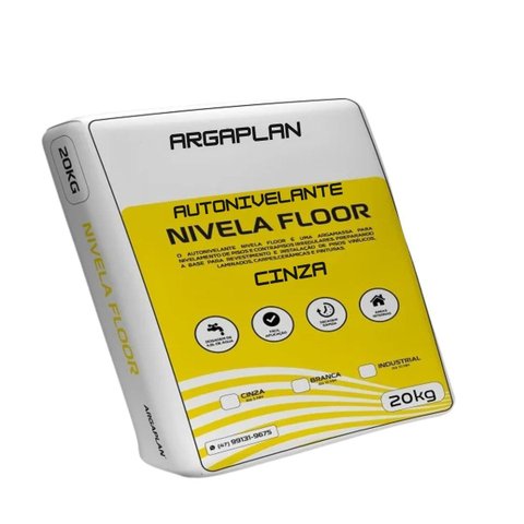 Argamassa Niveladora Floor Cinza 20 Kg - Argaplan