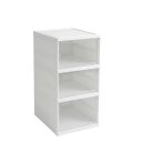 Ver imagem 1 de Organizador de Sapatos e Roupas Multiuso Empilhável Slim - 3 Andares