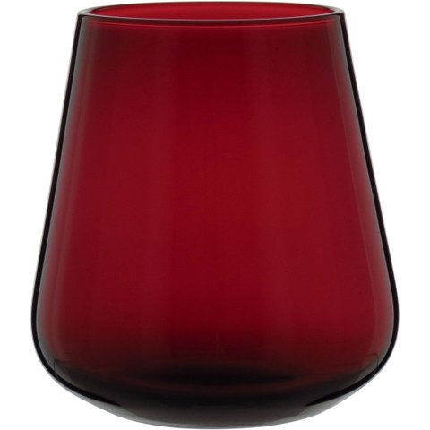 Jg 2pç Copo Home&co Comodore Vidro 400ml 10x9x9cm Vermelho